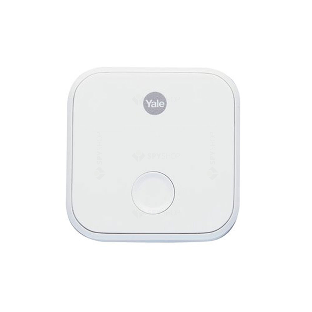 Hub Yale Connect Wi-Fi Bridge, Bluetooth 4.0, Control aplicatie, Alerte, Integrare asistent vocal 4.0