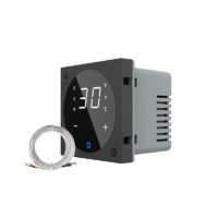 Modul termostat LIVOLO pentru sisteme de incalzire electrice, protocol ZigBee EC culoare neagra