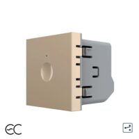 Modul Intrerupator Simplu Cap Scara / Cruce, ZigBee EC cu Touch LIVOLO – Serie Noua culoare aurie