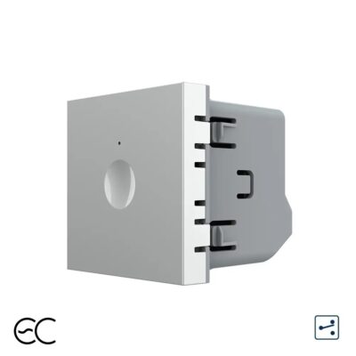 Modul Intrerupator Simplu Cap Scara / Cruce, ZigBee EC cu Touch LIVOLO – Serie Noua culoare gri