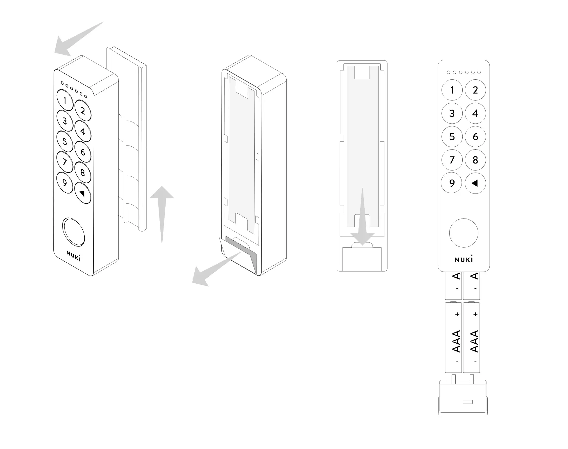 Tastatura Inteligenta Nuki Keypad 2.0, Pentru Nuki Smart Lock, Cod PIN & Amprenta digitala (Fingerprint)