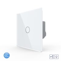 Intrerupator Simplu Cap Scara / Cruce cu Dimmer cu Touch LIVOLO din Sticla – Protocol ZigBee EC