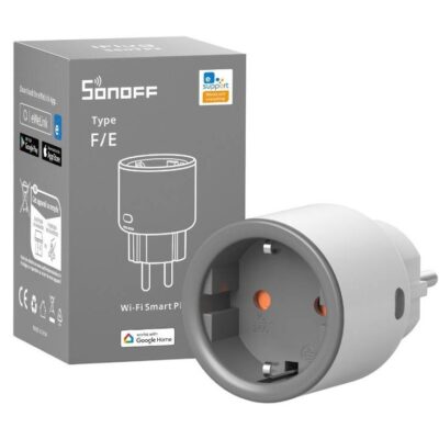 Priza inteligenta Sonoff S60TPF cu Monitorizare Consum, Wi-Fi, Programare si Control