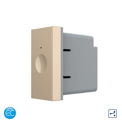 Modul Intrerupator Simplu Cap Scara / Cruce cu Touch LIVOLO 1M standard Italian, Protocol ZigBee EC culoare aurie