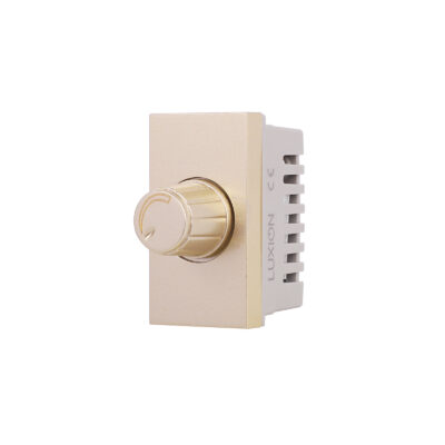 Modul Intrerupator Mecanic cu Variator 1M LUXION, Standard Italian culoare aurie