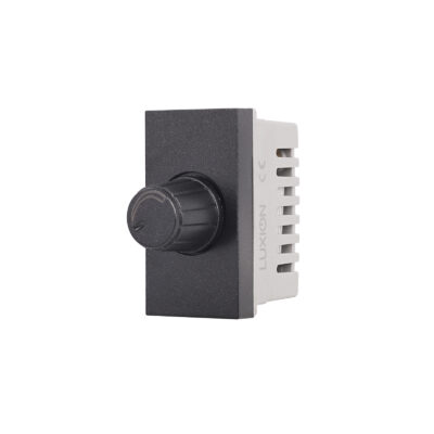 Modul Intrerupator Mecanic cu Variator 1M LUXION, Standard Italian culoare neagra