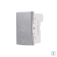 Modul Intrerupator Mecanic Jaluzele 1M LUXION, Standard Italian culoare gri