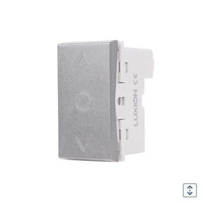 Modul Intrerupator Mecanic Jaluzele 1M LUXION, Standard Italian culoare gri