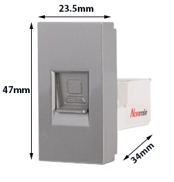 Modul Priza Internet 1M LUXION, Standard Italian
