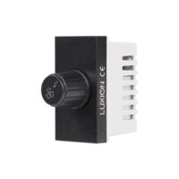 Modul Comutator Pentru Ventilator 1M LUXION, Standard Italian culoare neagra