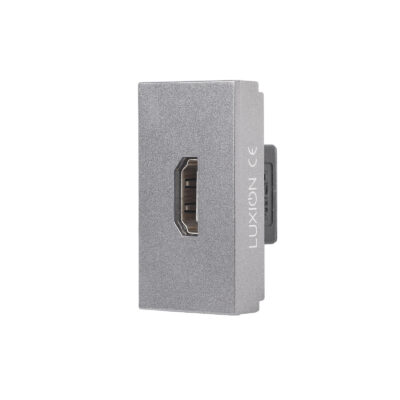 Modul Priza HDMI 1M LUXION, Standard Italian culoare gri