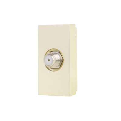 Modul Priza Satelit 1M LUXION, Standard Italian culoare aurie
