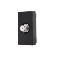 Modul Priza Satelit 1M LUXION, Standard Italian culoare neagra