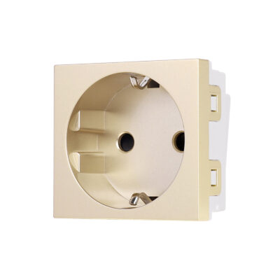 Modul Priza Schuko 2M Luxion, Standard Italian culoare aurie