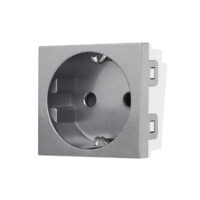 Modul Priza Schuko 2M Luxion, Standard Italian culoare gri