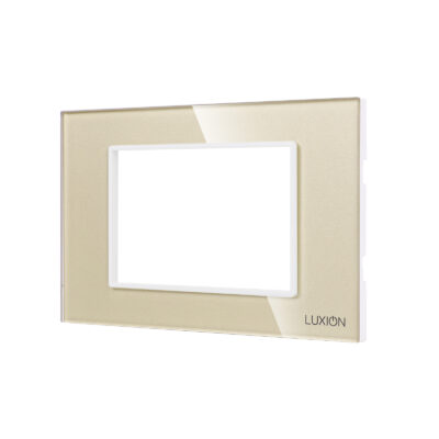Rama din Sticla Securizata cu Suport 3M LUXION, Standard Italian culoare aurie