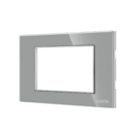 Rama din Sticla Securizata cu Suport 3M LUXION, Standard Italian culoare gri