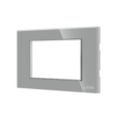Rama din Sticla Securizata cu Suport 3M LUXION, Standard Italian culoare gri