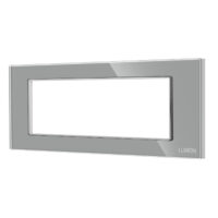 Rama din Sticla Securizata cu Suport 6M LUXION, Standard Italian culoare gri