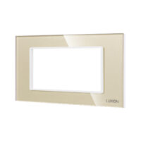 Rama din Sticla Securizata cu Suport 4M LUXION, Standard Italian culoare aurie