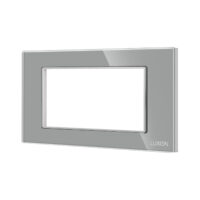 Rama din Sticla Securizata cu Suport 4M LUXION, Standard Italian culoare gri