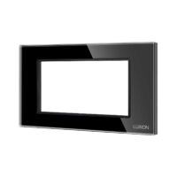 Rama din Sticla Securizata cu Suport 4M LUXION, Standard Italian culoare neagra