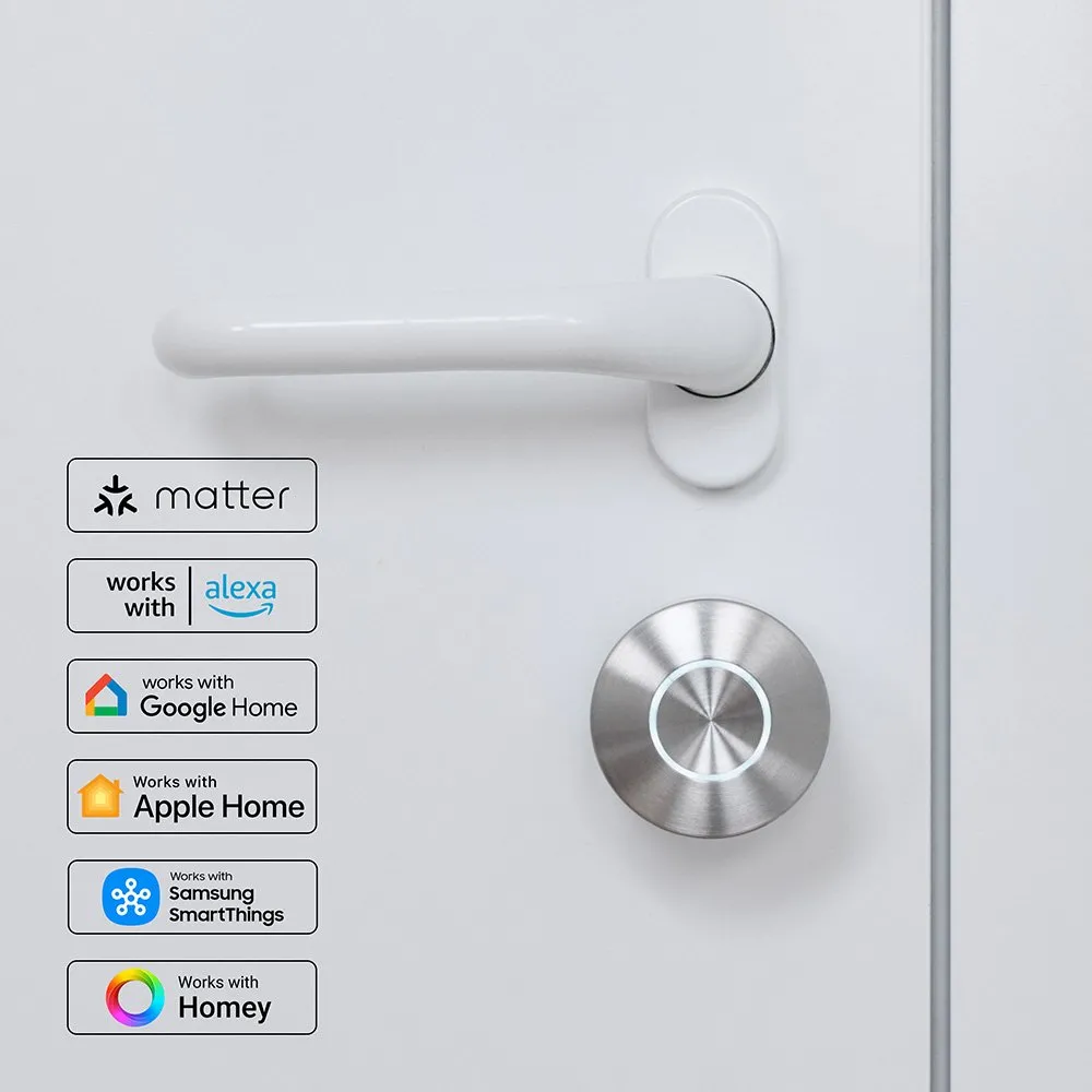 Incuietoare Inteligenta Nuki Smart Lock Pro 5.0 cu Autonomie 9 Luni, Motor Ultrarapid, Lock / Unlock Automat