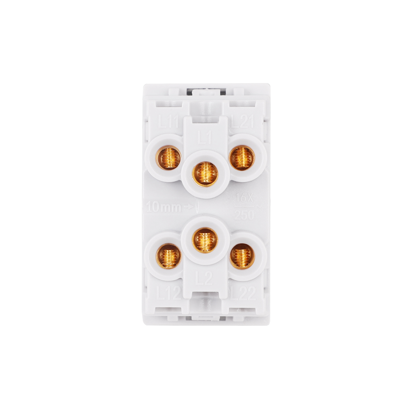 Modul Intrerupator Dublu Cap-Scara Mecanic 2M / 1M LUXION, Standard Italian
