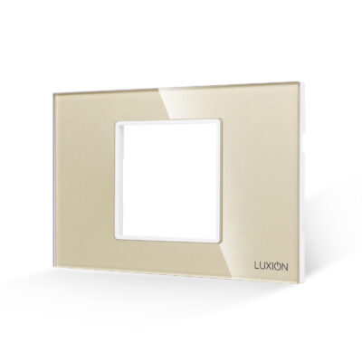 Rama din Sticla Securizata cu Suport 2/3M LUXION, Standard Italian culoare aurie