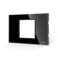 Rama din Sticla Securizata cu Suport 2/3M LUXION, Standard Italian culoare neagra