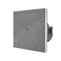 Intrerupator Simplu cu Touch din Marmura LUXION, 500W culoare gri