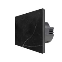 Intrerupator Simplu cu Touch din Marmura LUXION, 500W culoare neagra