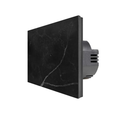 Intrerupator Simplu cu Touch din Marmura LUXION, 500W culoare neagra