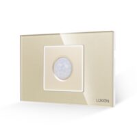 Senzor de Miscare 2M LUXION cu Rama din Sticla, Standard Italian, 2/3M culoare aurie