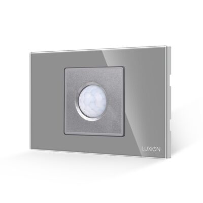 Senzor de Miscare 2M LUXION cu Rama din Sticla, Standard Italian, 2/3M culoare gri