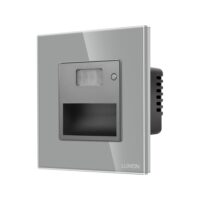 Lampa de Veghe cu Senzor de Miscare LUXION cu Rama din Sticla culoare gri