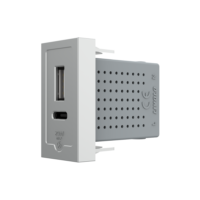 Modul Priza USB-A + USB-C, 20W LIVOLO culoare gri