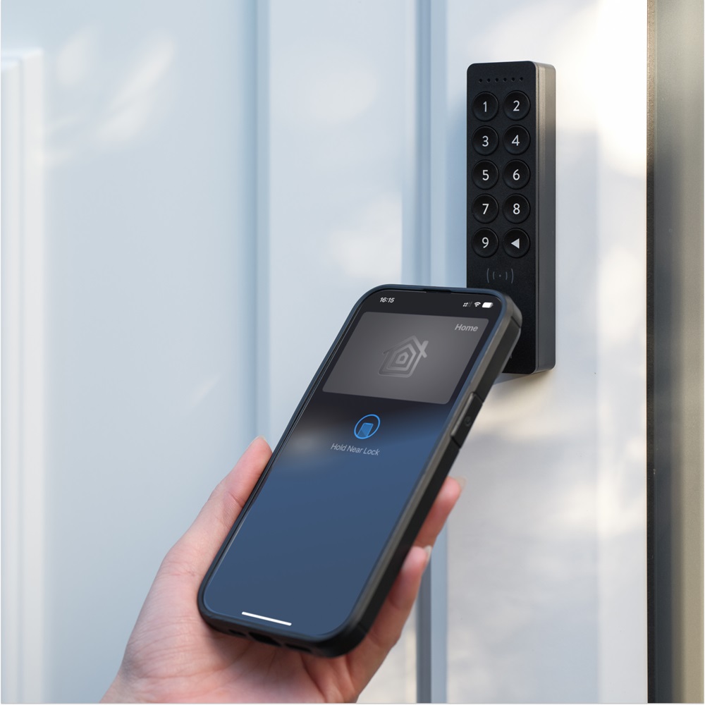 Tastatura Inteligenta Nuki Keypad 2.0, Pentru Nuki Smart Lock cu NFC, Cod PIN & Amprenta Digitala