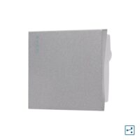 Modul Intrerupator Simplu Cap Cruce Mecanic 2M LUXION, Standard Italian culoare gri
