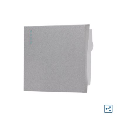 Modul Intrerupator Simplu Cap Cruce Mecanic 2M LUXION, Standard Italian culoare gri