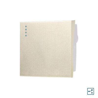 Modul Intrerupator Simplu Cap Scara Mecanic 2M LUXION, Standard Italian culoare aurie