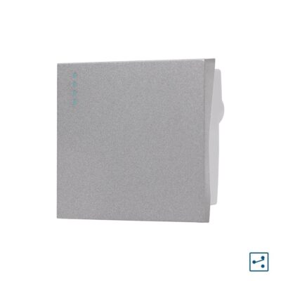 Modul Intrerupator Simplu Cap Scara Mecanic 2M LUXION, Standard Italian culoare gri
