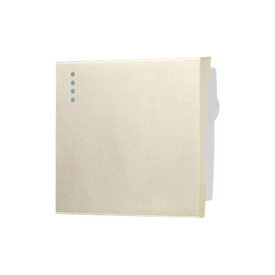 Modul Intrerupator Simplu Mecanic 2M LUXION, Standard Italian culoare aurie