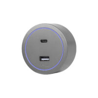 Modul Priza USB A+C 20W Pentru Sina LUXION culoare gri