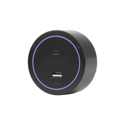Modul Priza USB A+C 20W Pentru Sina LUXION culoare neagra