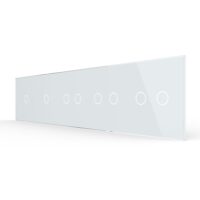Panou 2 Intrerupatoare Simple si 3 Duble cu Touch LIVOLO din Sticla