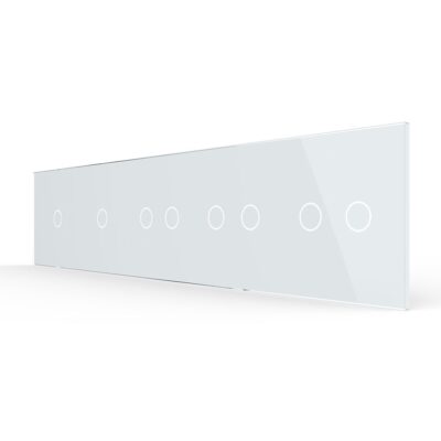 Panou 2 Intrerupatoare Simple si 3 Duble cu Touch LIVOLO din Sticla